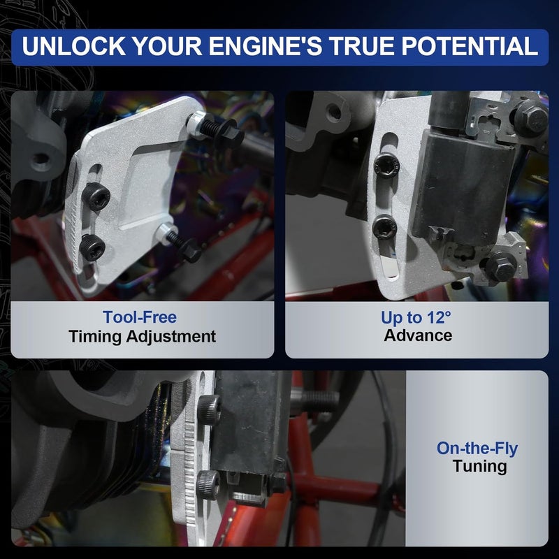 BUHNSS Adjustable timing ignition coil bracket Fits all small block For Honda gx200 For predator For tillotson clone engines - Image 3